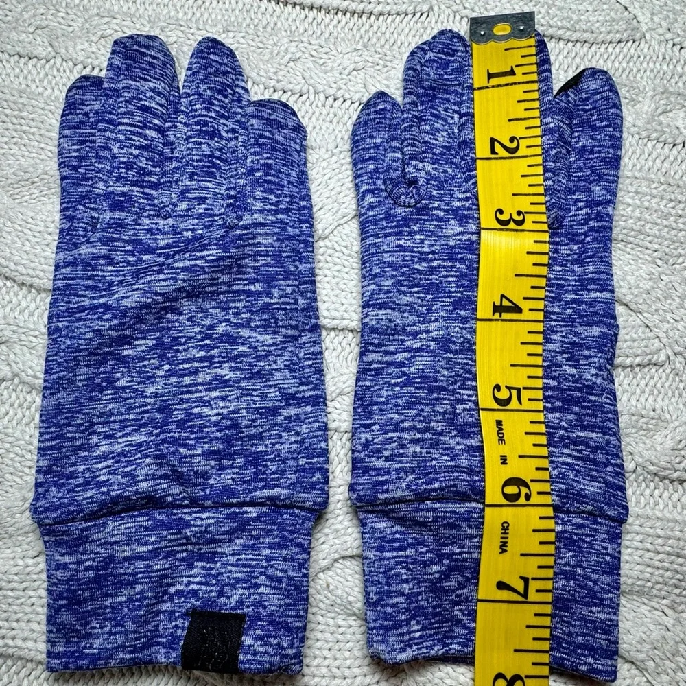 All in Motion Blue Touchscreen Gloves / Running Sports Wicking #1172